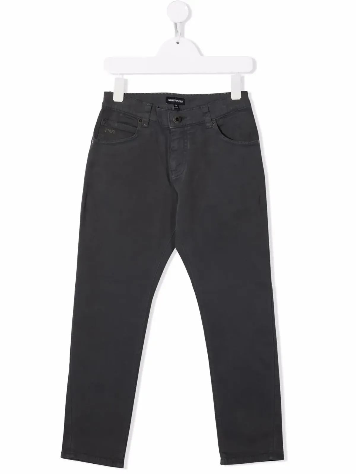 Emporio Armani Kids ミッドライズスキニージーンズ - グレー - 画像1