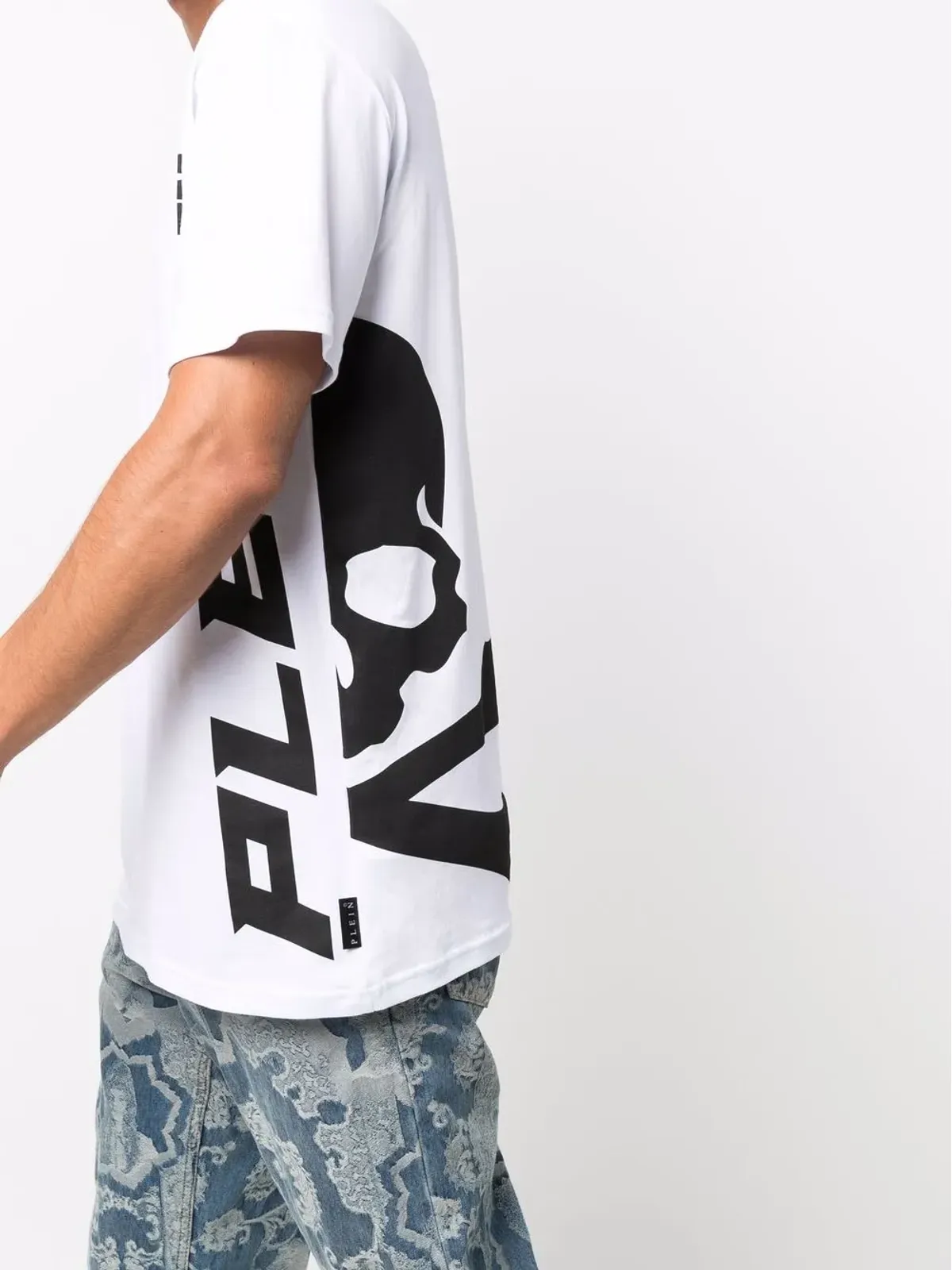 Philipp Plein スカルロゴTシャツ - 画像5