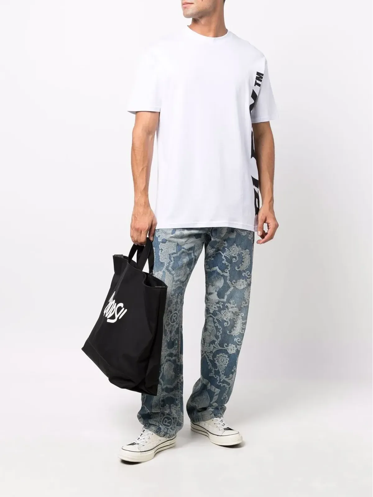 Philipp Plein スカルロゴTシャツ - 画像2