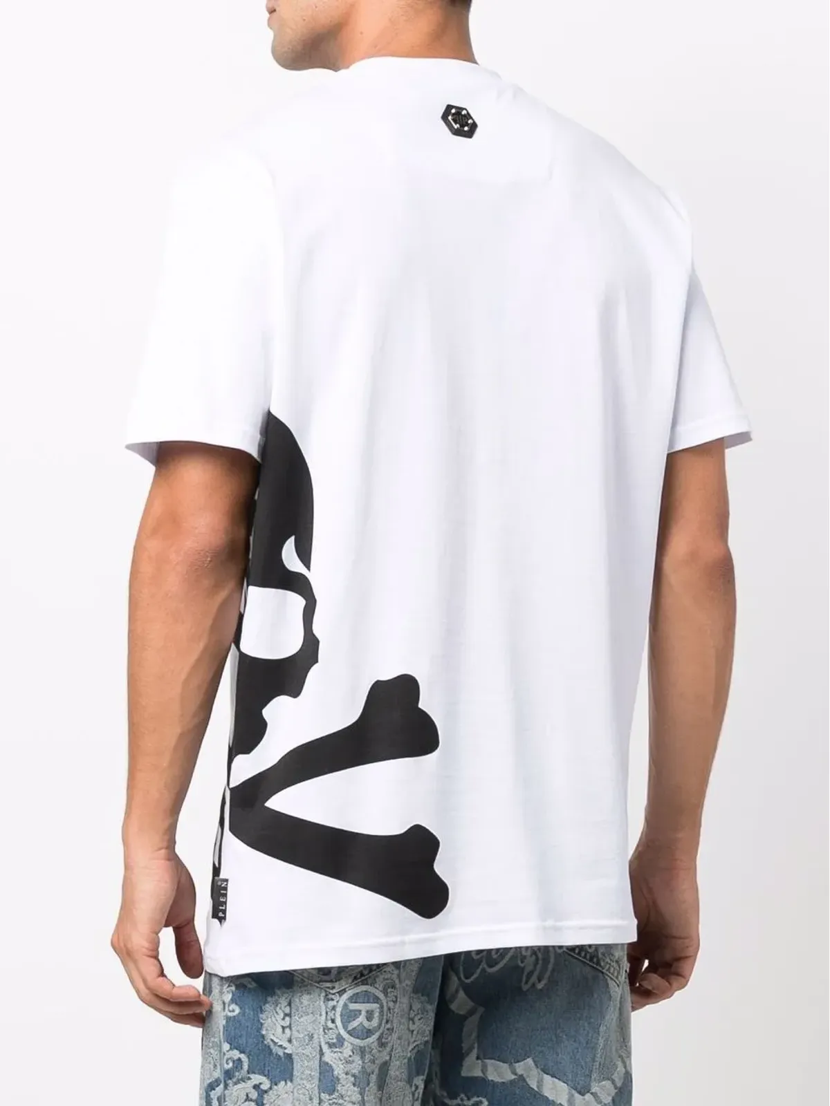Philipp Plein スカルロゴTシャツ - 画像4