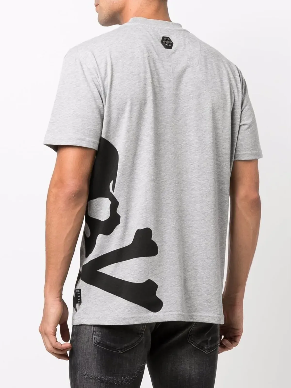 Philipp Plein ロゴプリント半袖Tシャツ - グレー - 画像4