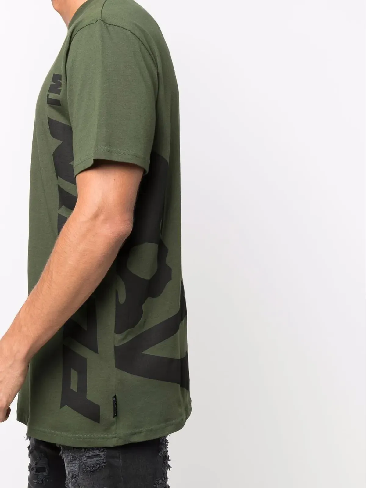 Philipp Plein スカルプリント クルーネック Tシャツ - 画像5