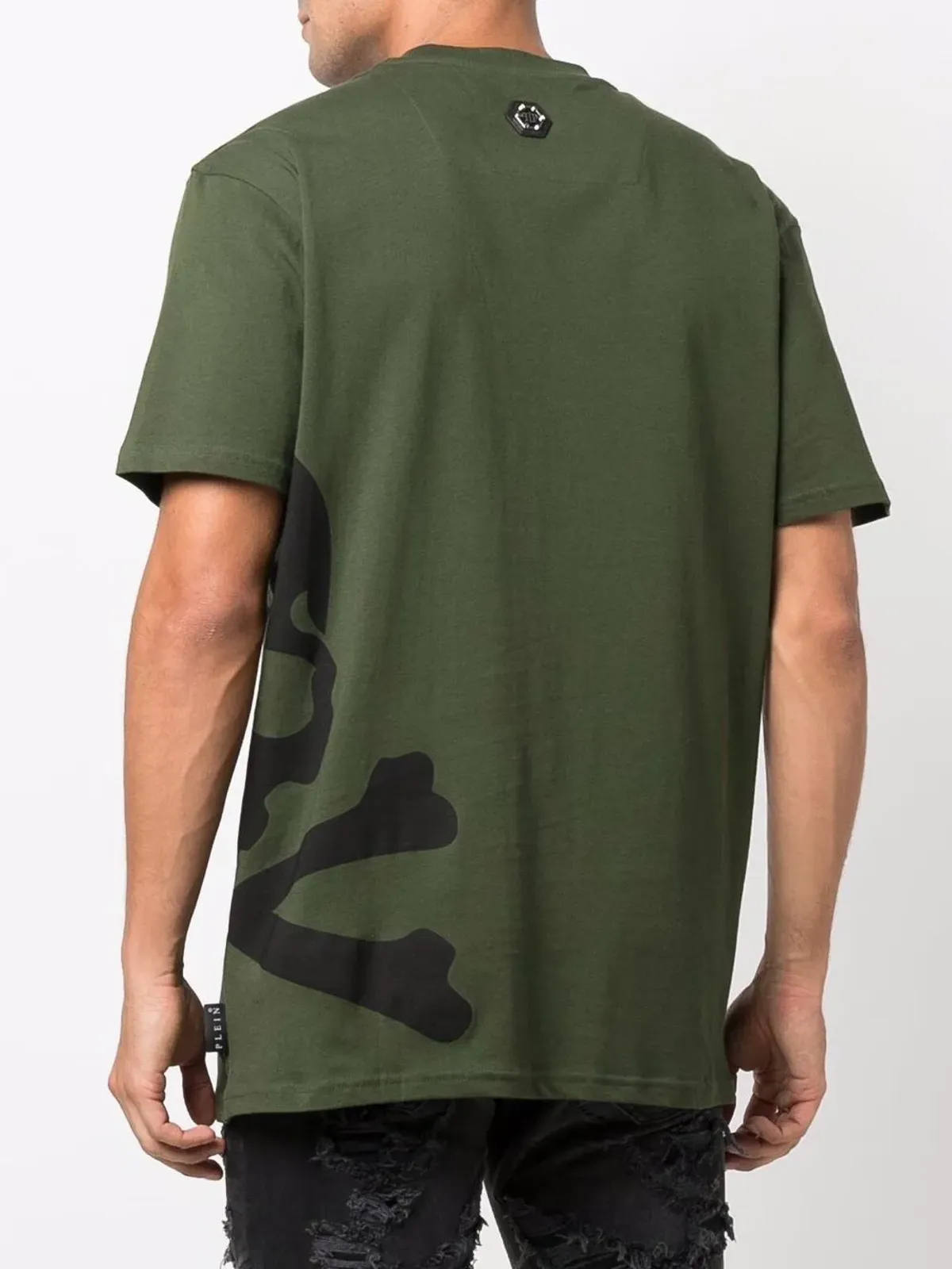 Philipp Plein スカルプリント クルーネック Tシャツ - 画像4