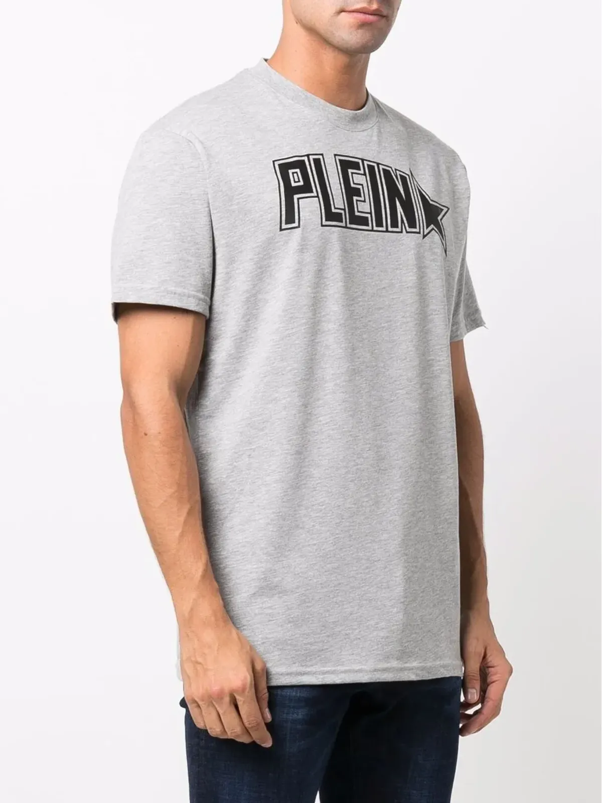 Philipp Plein Plein Star ロゴプリントTシャツ - グレー - 画像3