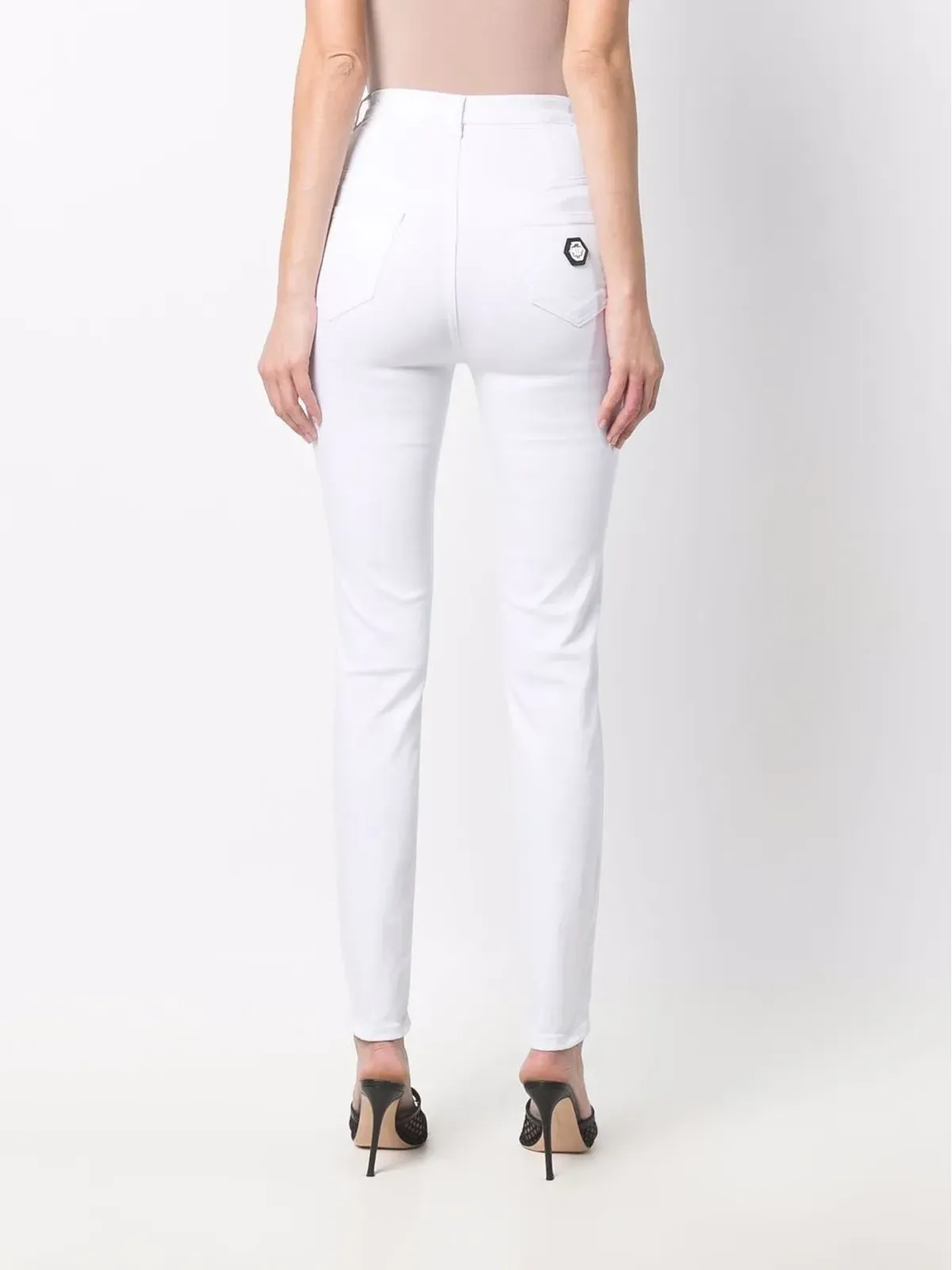 Philipp Plein ロゴプリント ジェギング - White - 画像4