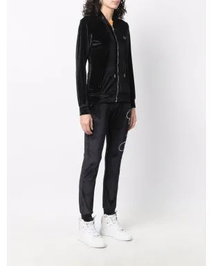 Philipp Plein ロゴ入りベルベット トラックスーツ ブラック - サムネイル3