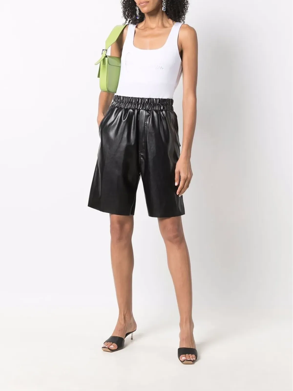 Philipp Plein ラインストーンロゴ タンクトップ - 画像2