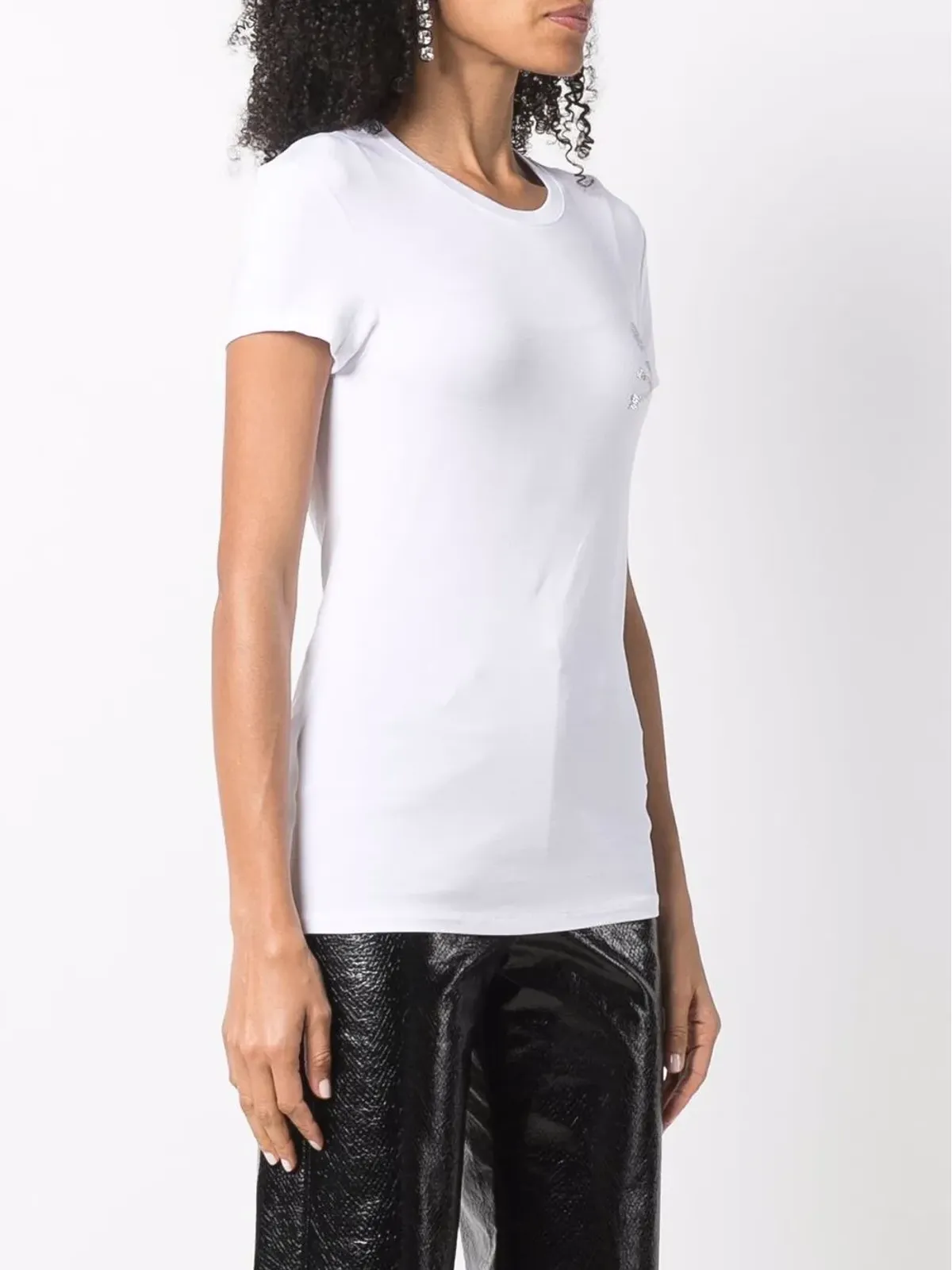 Philipp Plein ラインストーン・スカル Tシャツ - 画像3