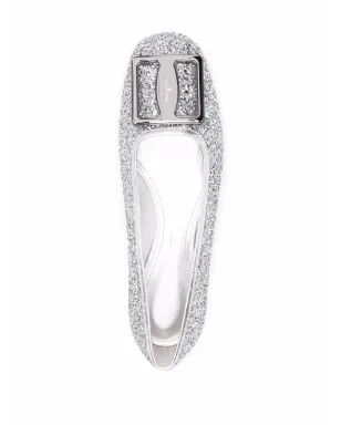 Ferragamo ロゴプレート バレリーナシューズ - サムネイル4
