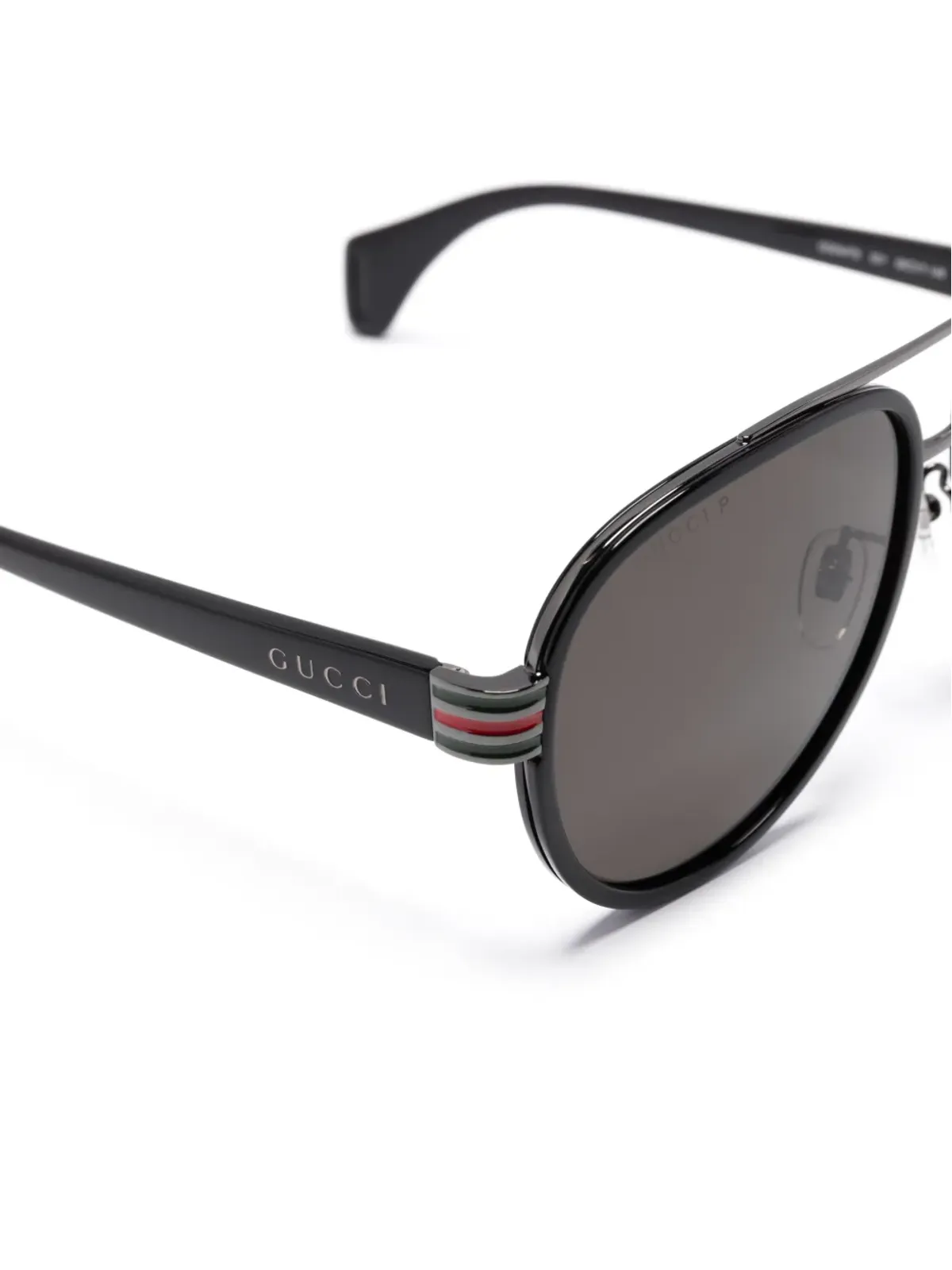 Gucci Eyewear パイロットフレームサングラス - 画像3