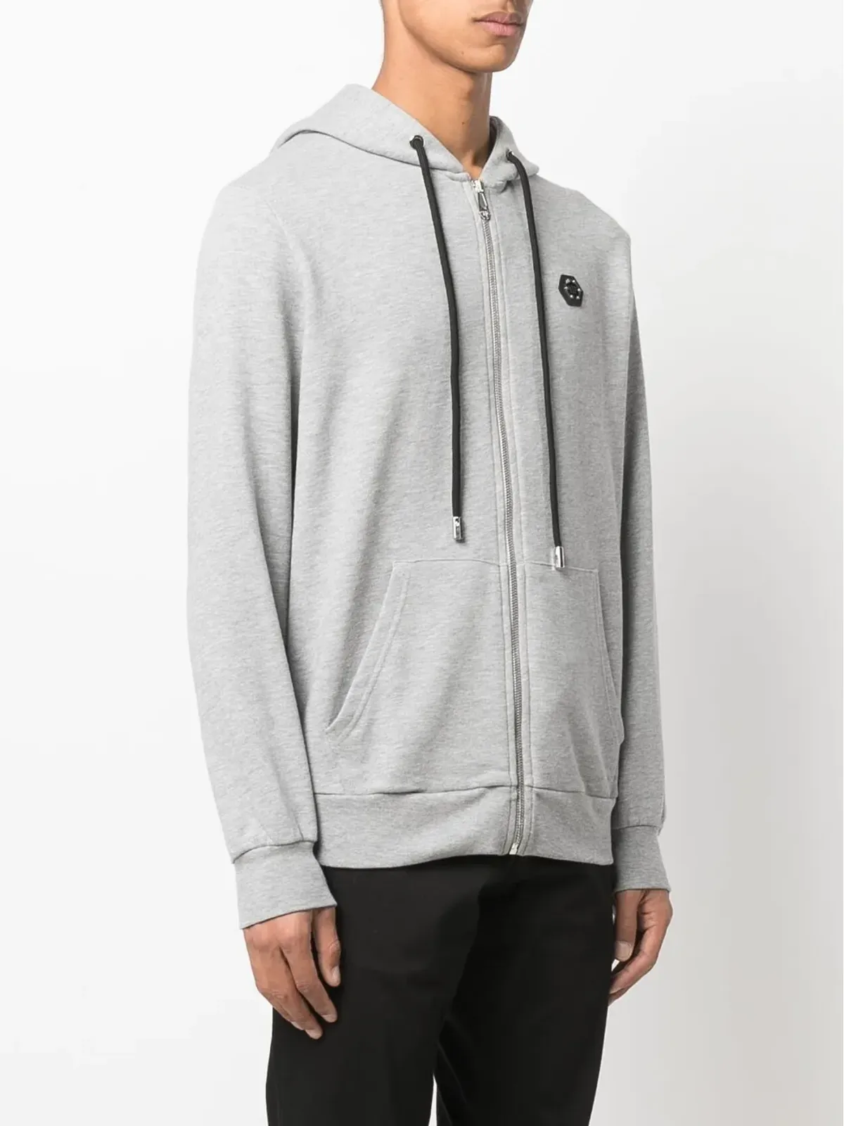 Philipp Plein Plein™ ロゴ ジップアップ パーカー - 画像3
