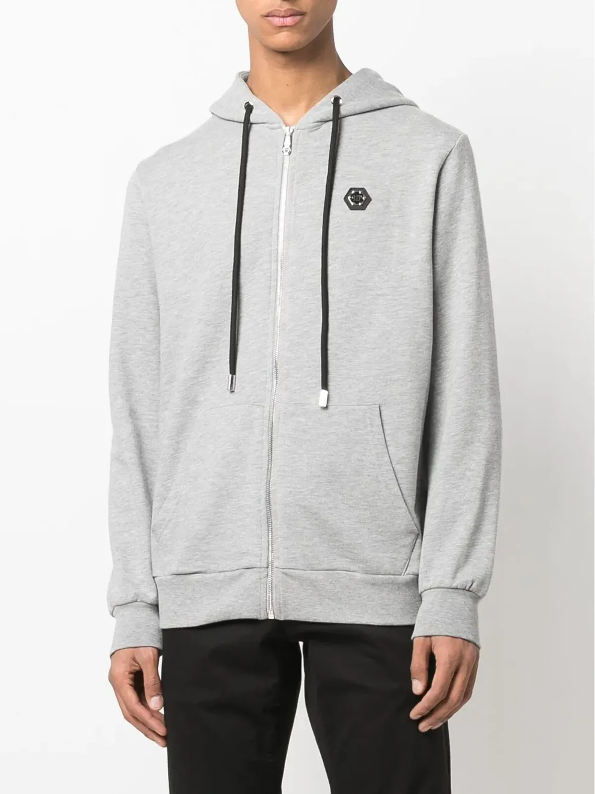Philipp Plein Plein™ ロゴ ジップアップ パーカー - 画像4