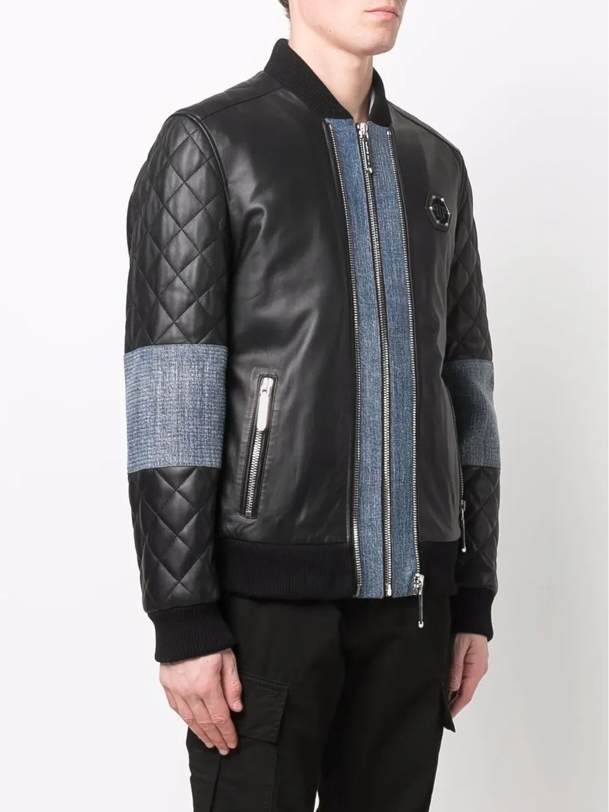 Philipp Plein ロゴボンバー ジャケット - 画像3