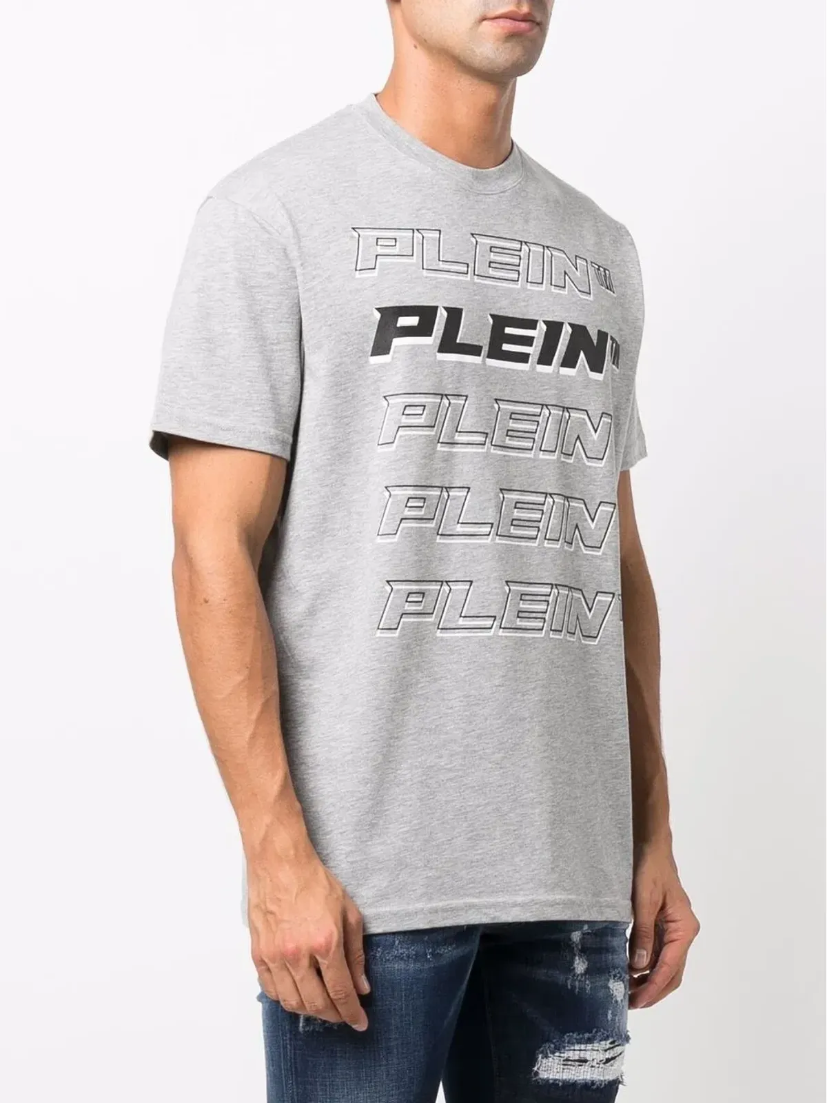 Philipp Plein PleinリピートロゴTシャツ - 画像3