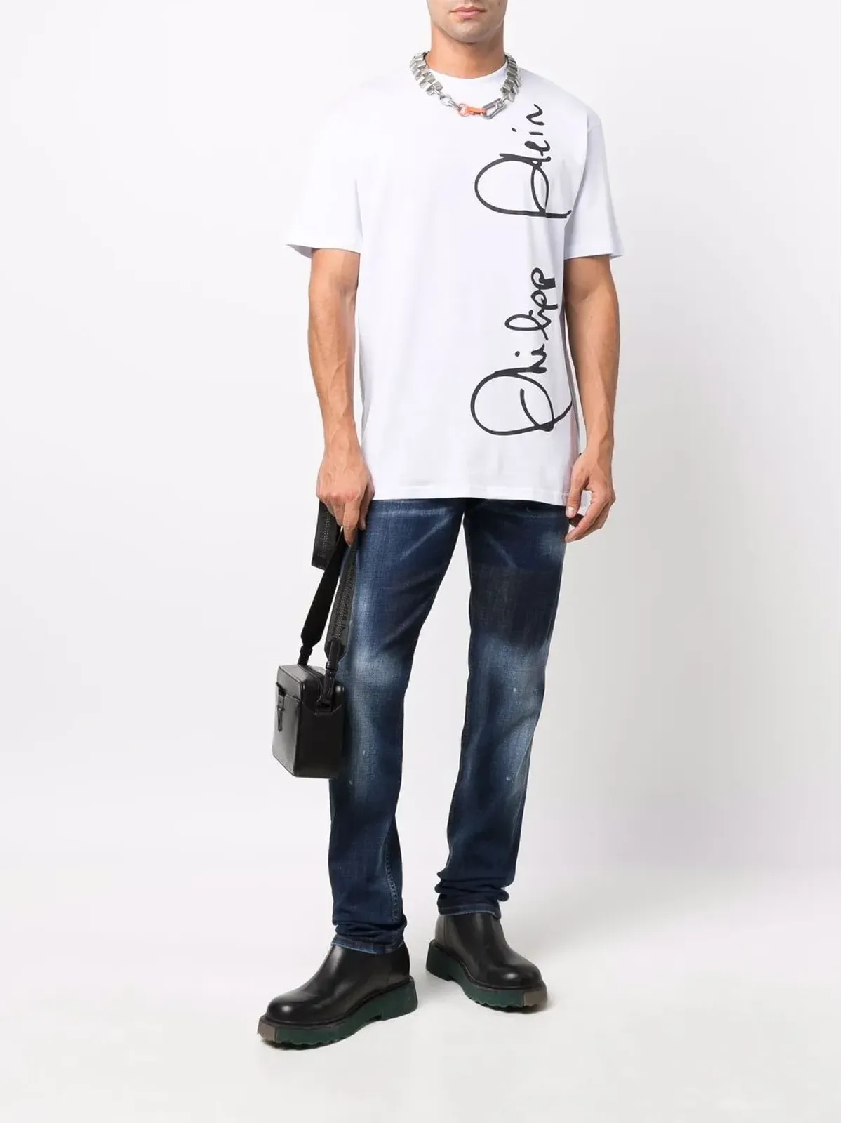 Philipp Plein サインロゴTシャツ - 画像2