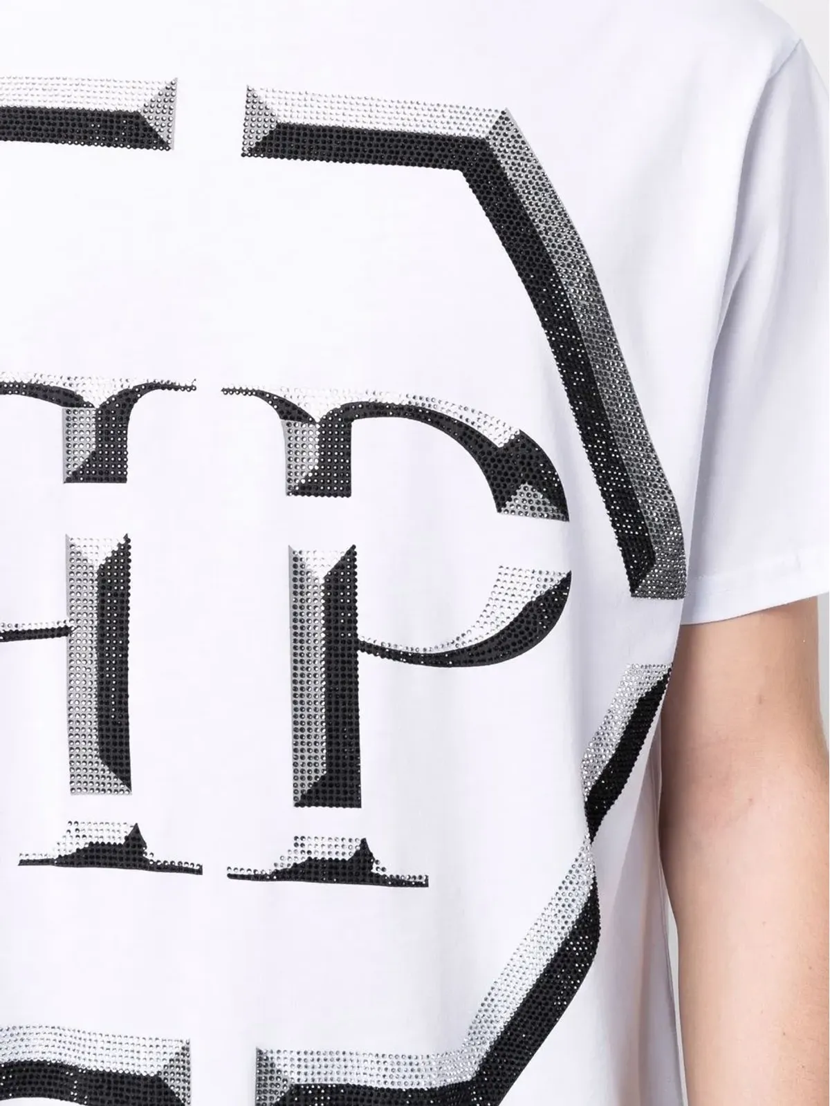 Philipp Plein エンベリッシュドロゴTシャツ - 画像5