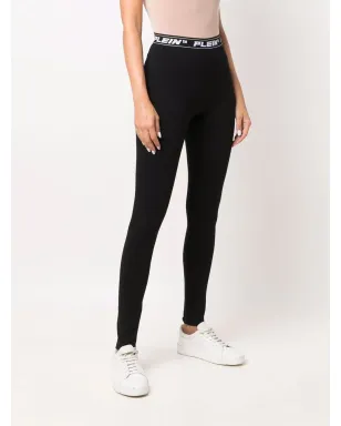 Philipp Plein ロゴ入りウエストバンド レギンス - サムネイル3