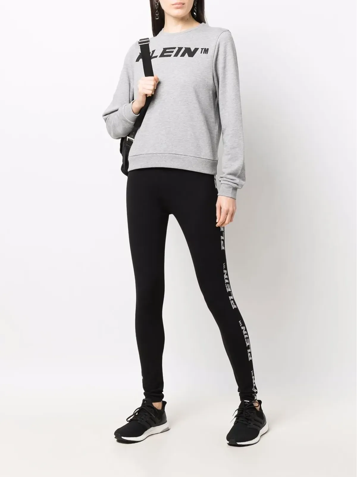 Philipp Plein ロゴスタッズ入りコットンレギンス - 画像2