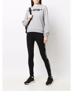 Philipp Plein ロゴスタッズ入りコットンレギンス - サムネイル2