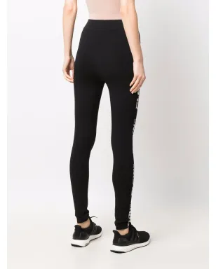 Philipp Plein ロゴスタッズ入りコットンレギンス - サムネイル4