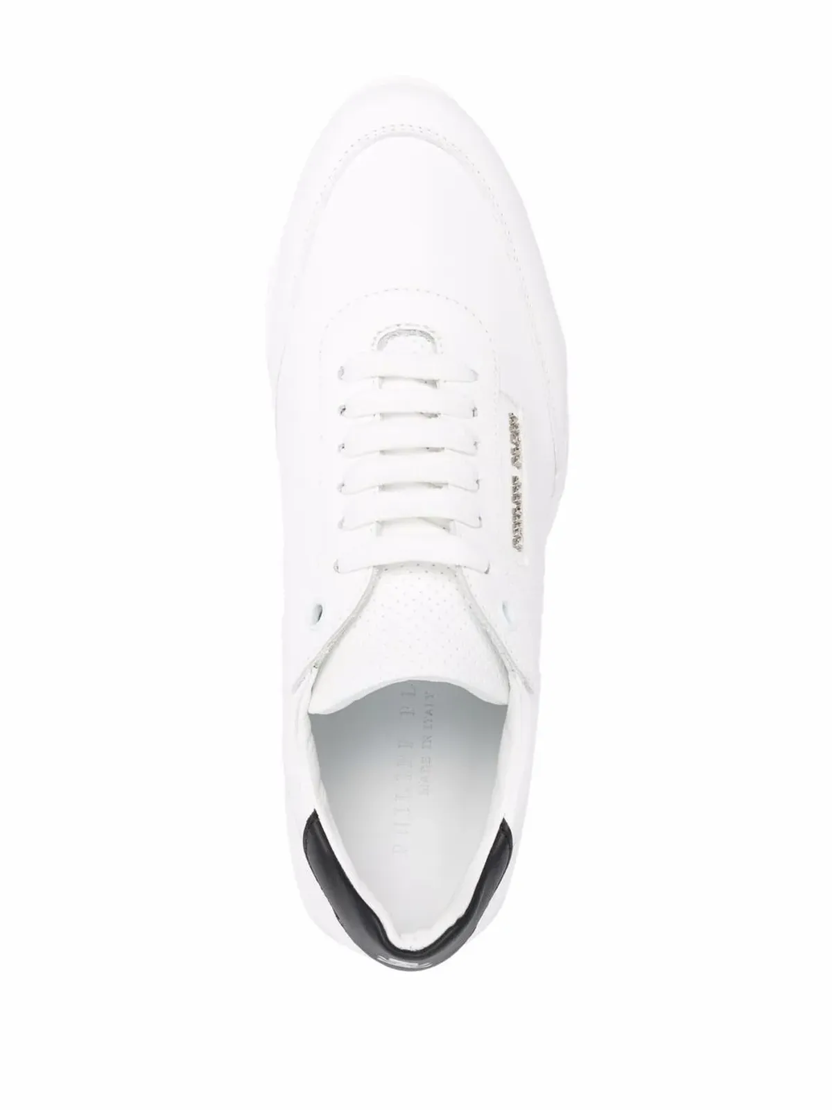 Philipp Plein ロートップ レースアップスニーカー - ホワイト - 画像4