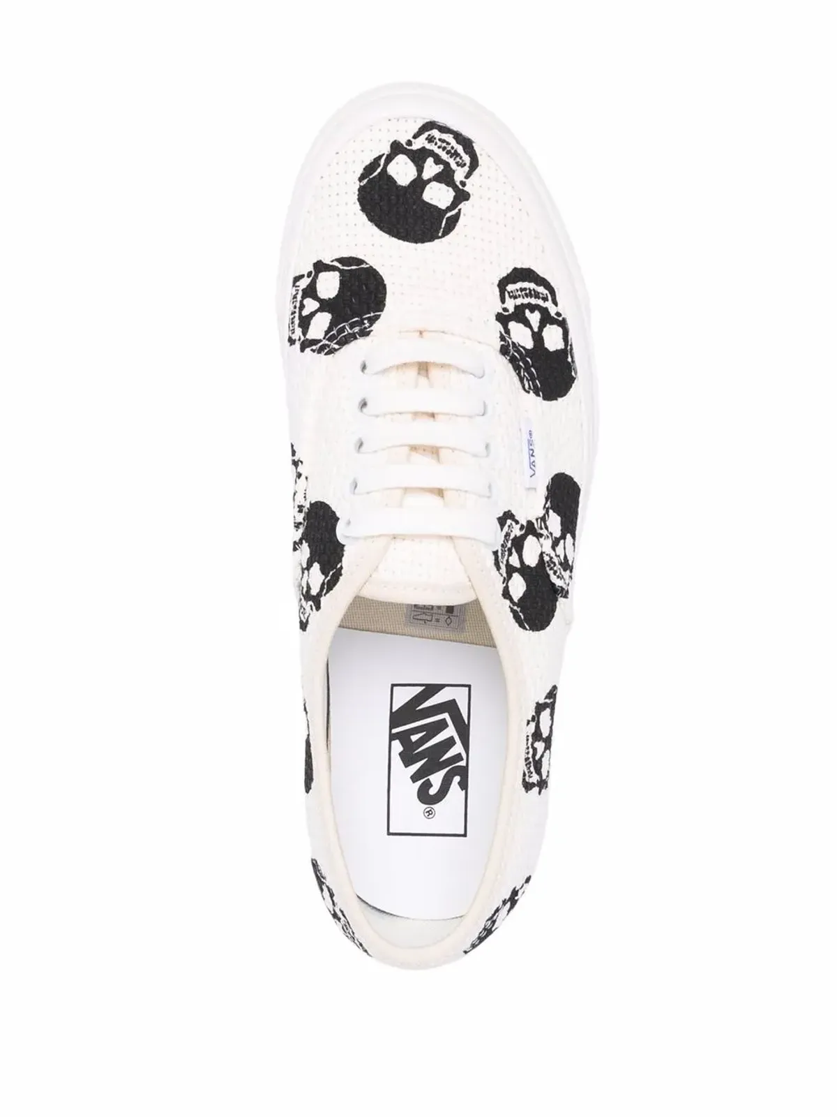 Vans アナハイムファクトリー オーセンティック 44 スカルプリント スニーカー - 画像4