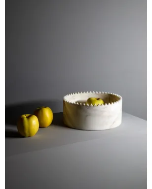 Editions Milano Triangoli Vessel Arabescato Marble Vase - サムネイル4