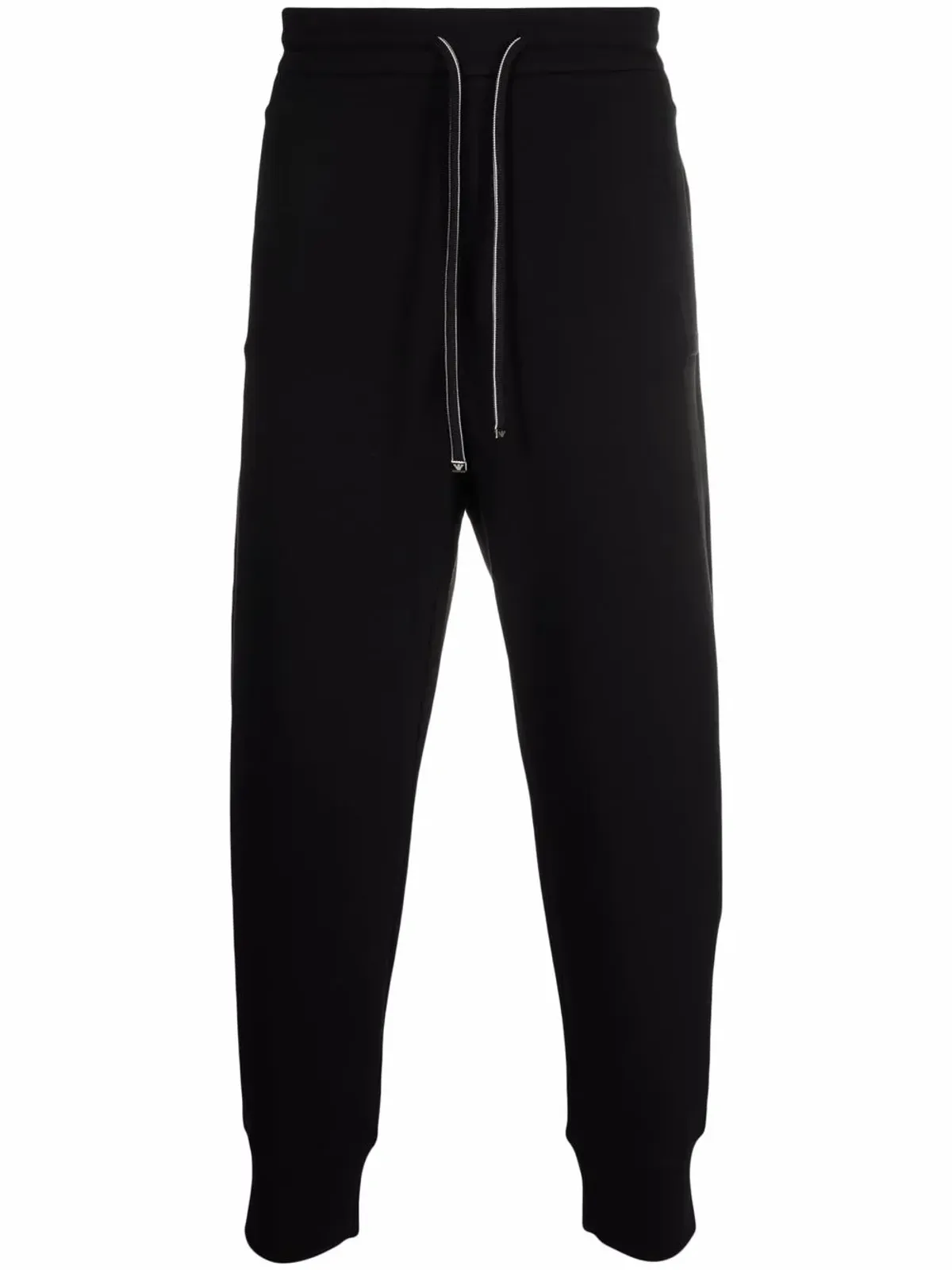 Emporio Armani ドローストリングウエスト トラックパンツ - ブラック - 画像1