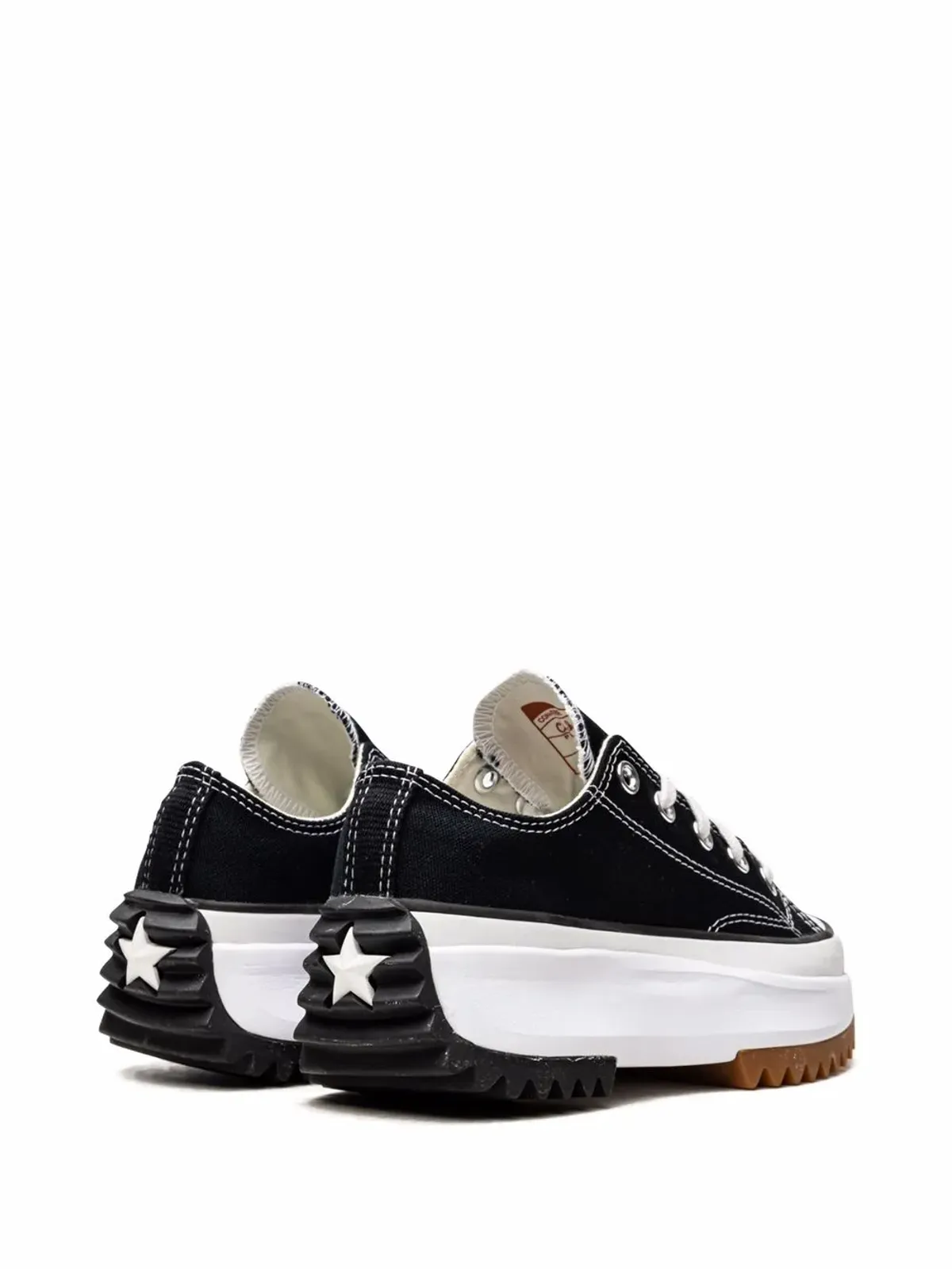 Converse Run Star Hike OX ブラックガム スニーカー - 画像3