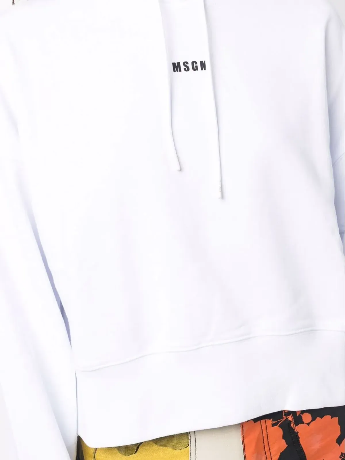 MSGM クロップドロゴフーディー - 画像5