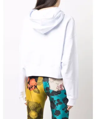 MSGM クロップドロゴフーディー - サムネイル4