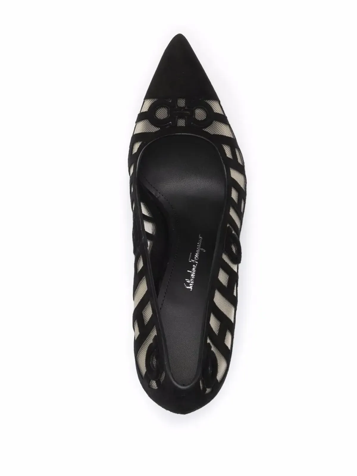 Ferragamo ミラーヒールパンプス - ブラック - 画像4