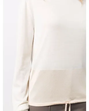 Jil Sander ドローストリング ファインニット ジャンパー - サムネイル5