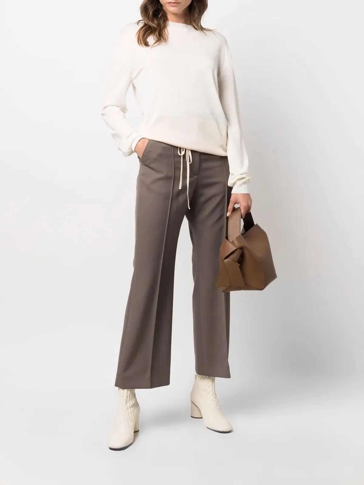 Jil Sander ドローストリング ファインニット ジャンパー - 画像2