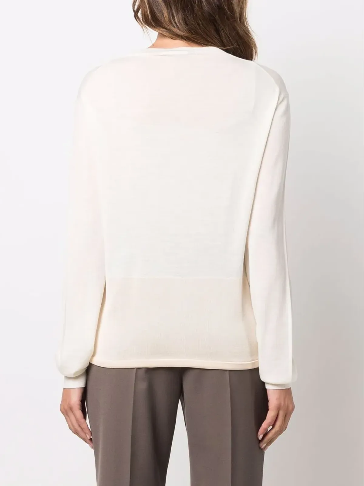 Jil Sander ドローストリング ファインニット ジャンパー - 画像4