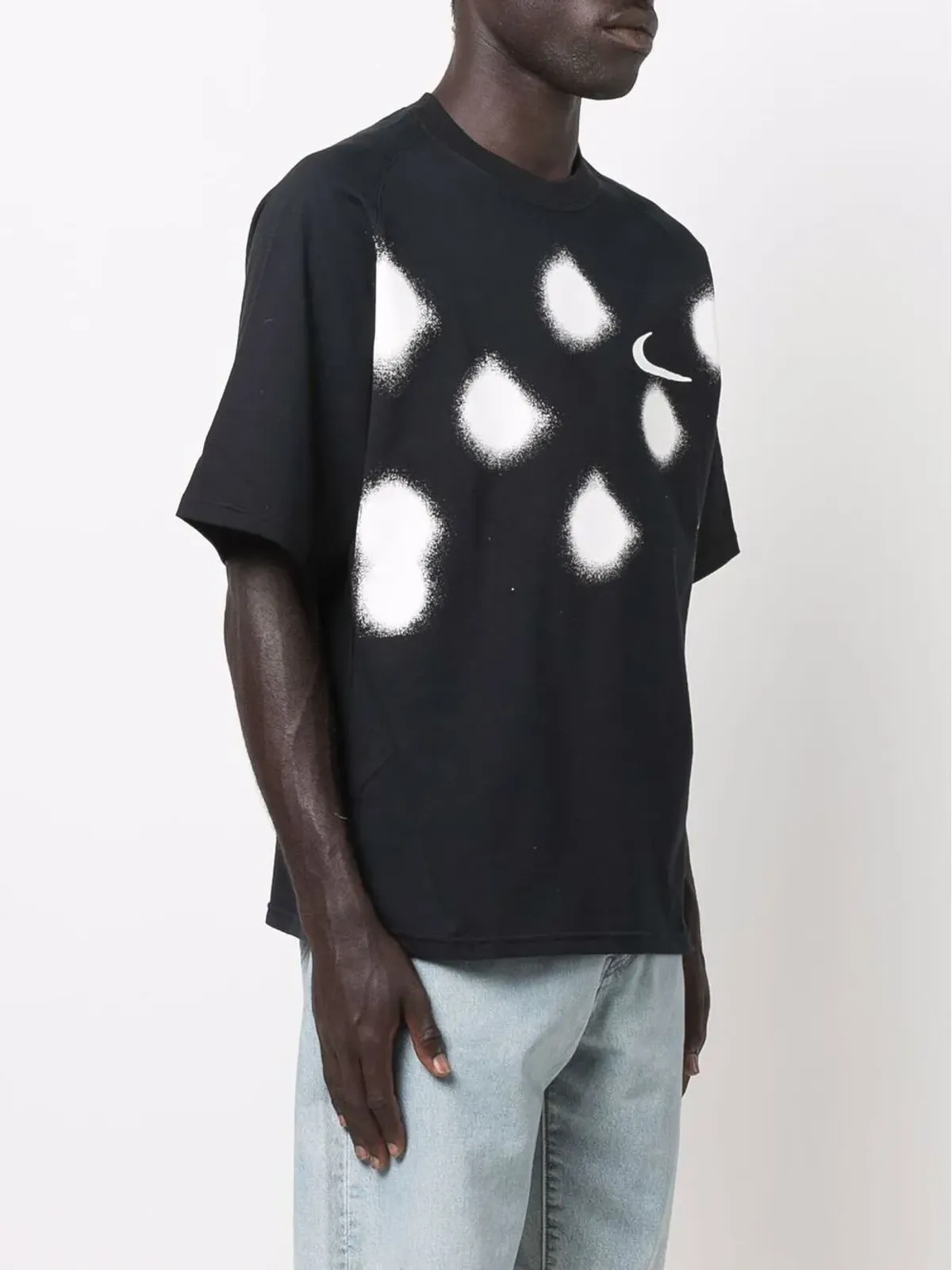 Nike X Off-White グラフィックプリント半袖Tシャツ ブラック - 画像3
