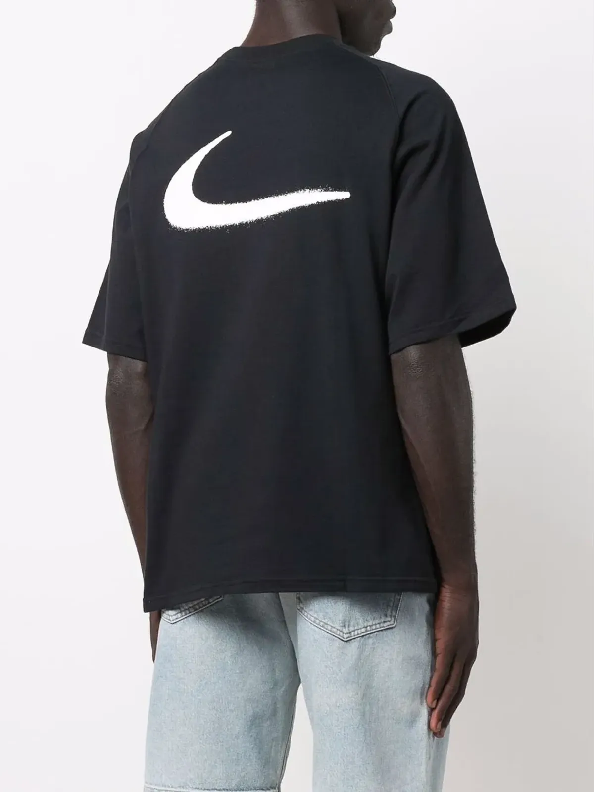 Nike X Off-White グラフィックプリント半袖Tシャツ ブラック - 画像4