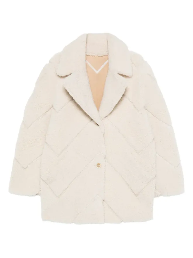OFF-WHITE Off-White チェヴロン柄シェアリングジャケットの商品画像