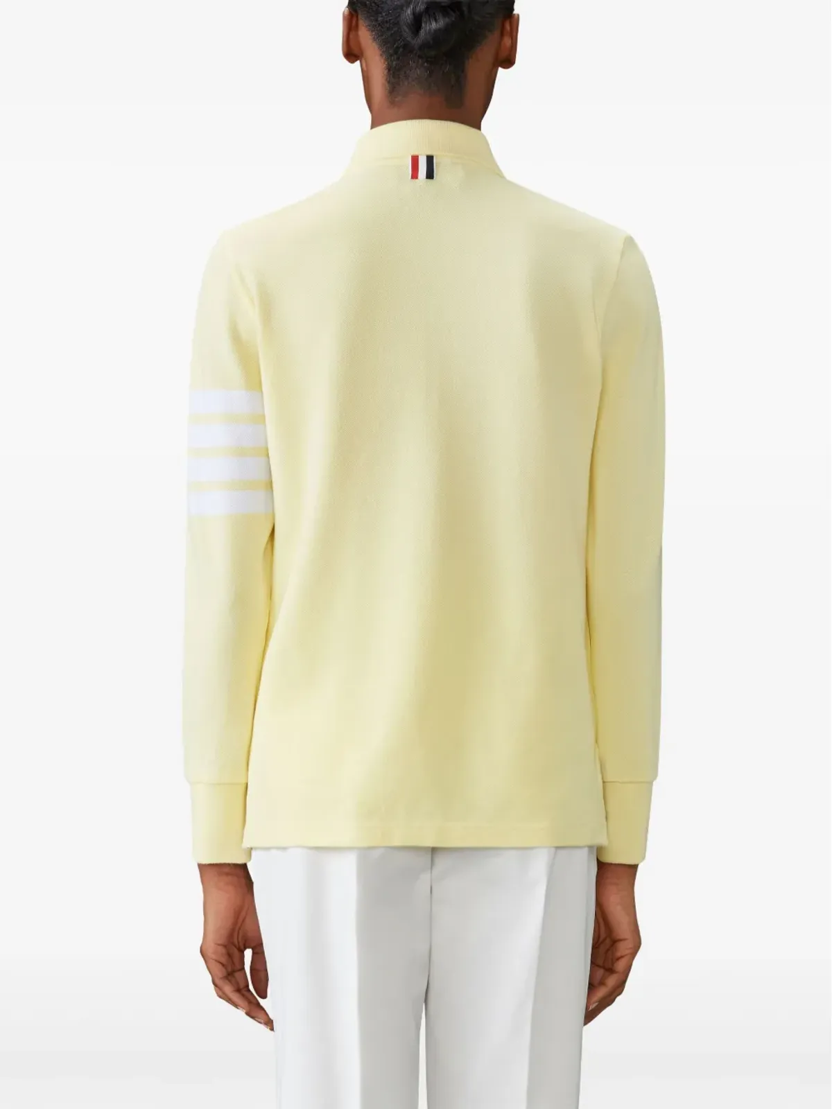 Thom Browne 4-Bar ロングスリーブ ポロトップ - 画像3