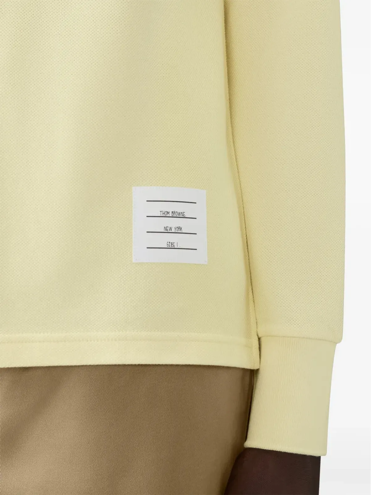 Thom Browne 4-Bar 長袖ポロシャツ - 画像5