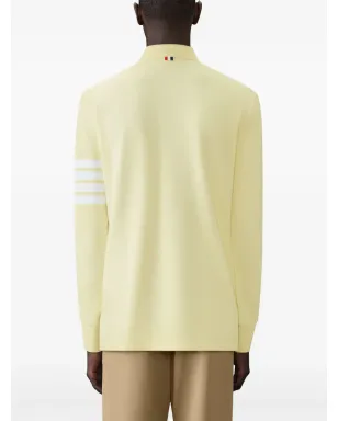 Thom Browne 4-Bar 長袖ポロシャツ - サムネイル4
