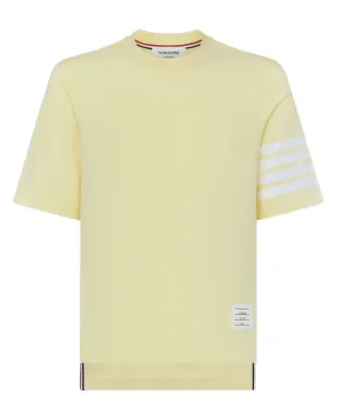 Thom Browne 4-Bar ショートスリーブ Tシャツ - Yellow - サムネイル1