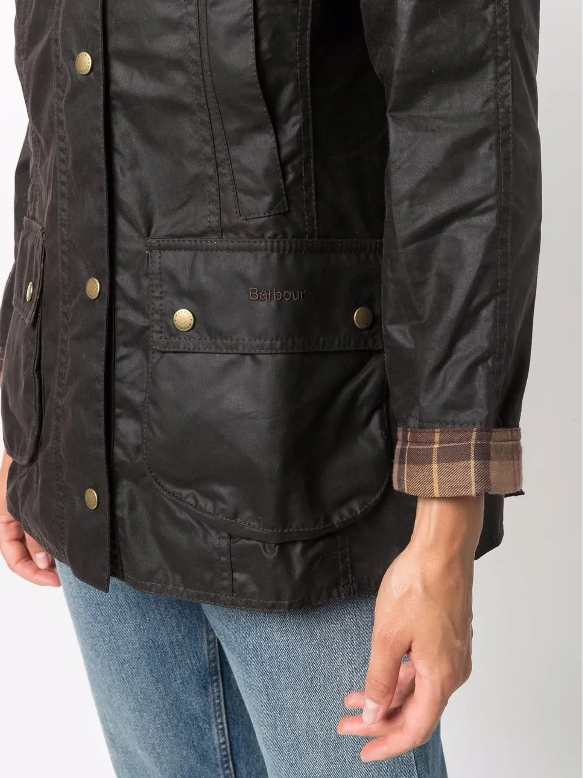 Barbour クラシック・ビードネル・ワックスドジャケット - 画像5