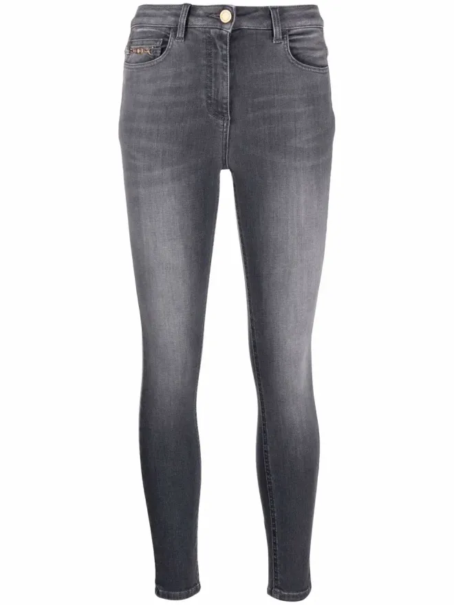 Elisabetta Franchi Elisabetta Franchi ロゴパッチデニムジーンズの商品画像