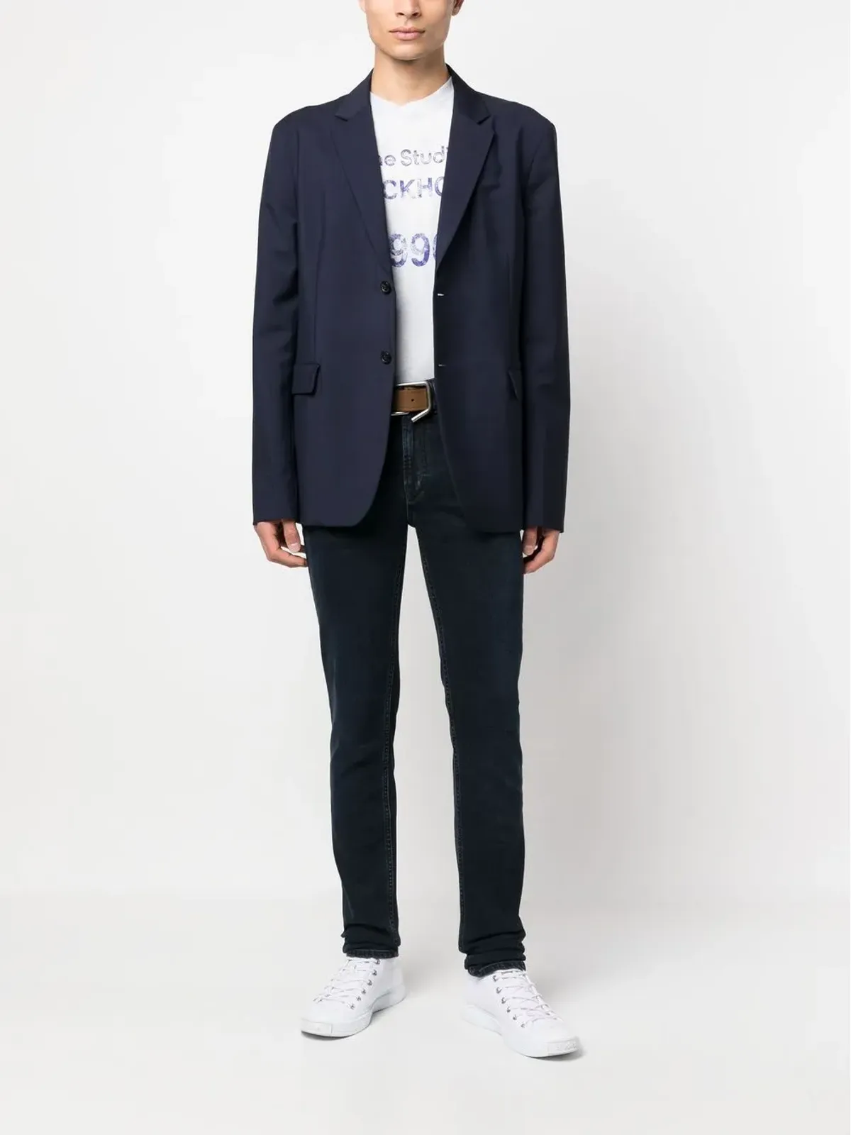 Acne Studios ミッド-ライズ スリムフィット ジーンズ - 画像2