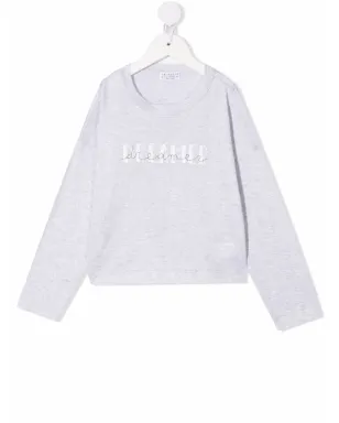 Brunello Cucinelli Kids ドリーマー プリント コットン スウェットシャツ - サムネイル1