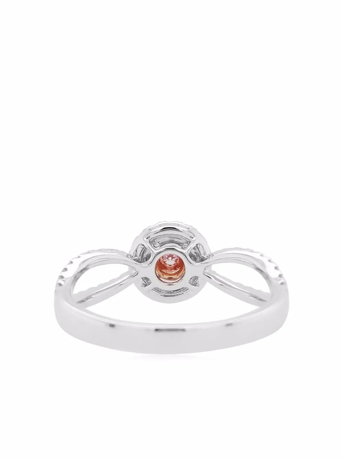 HYT Jewelry 18Kホワイトゴールド アリグル ピンクダイヤモンド エンゲージリング - シルバー - 画像2