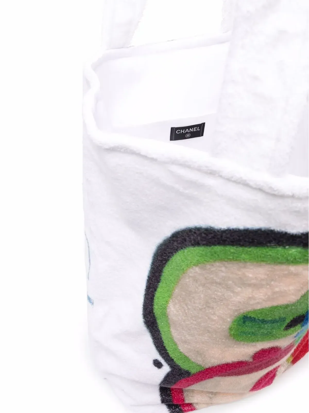 CHANEL Pre-Owned 2020s large logo beach set - White - 画像5