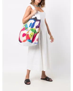 CHANEL Pre-Owned 2020s large logo beach set - White - サムネイル2