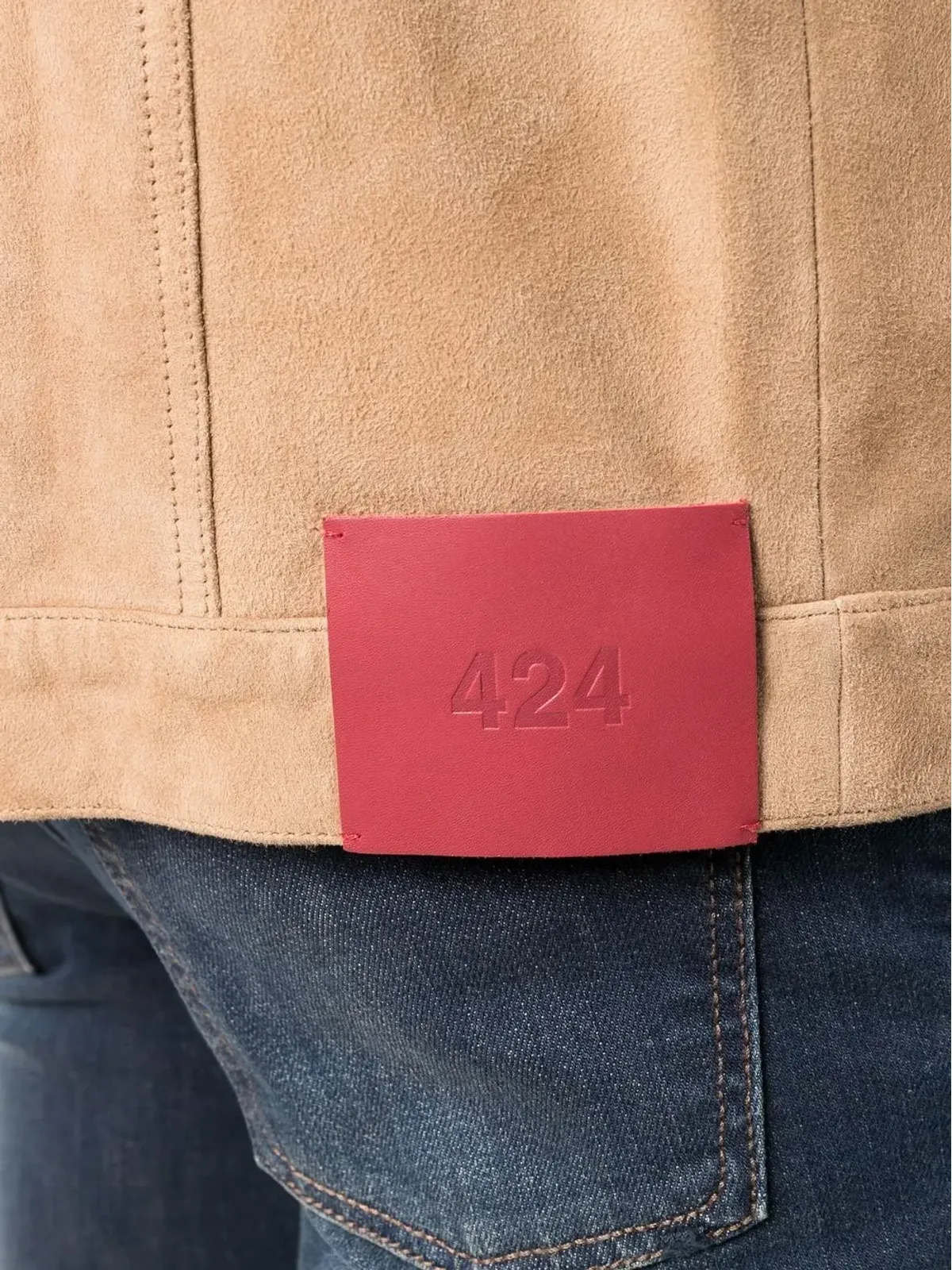 424 ボタンアップ レザージャケット - 画像5